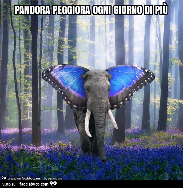 Pandora peggiora ogni giorno di più