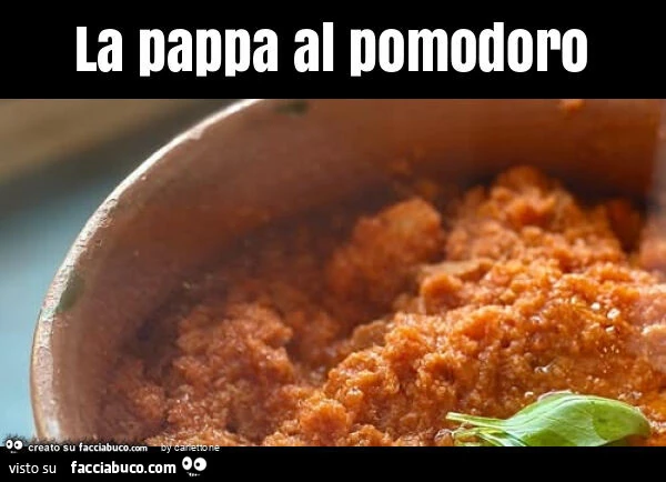 La pappa al pomodoro
