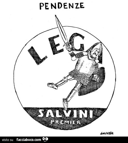 Pendenze Lega salvini premier