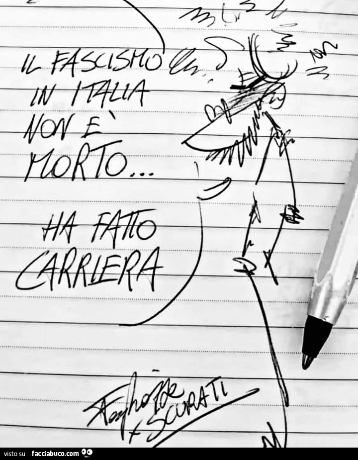 Il fascismo in Italia non è morto&hellip; ha fatto carriera