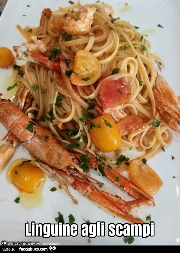 Linguine agli scampi