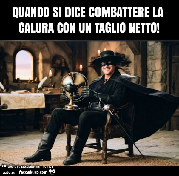 Quando si dice combattere la calura con un taglio netto