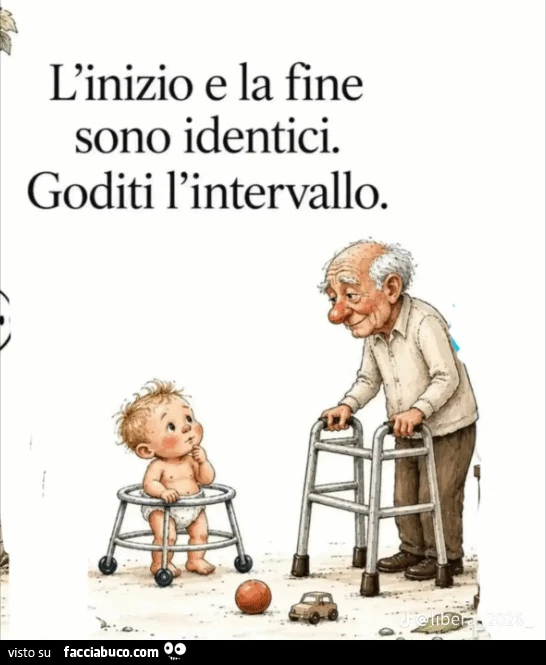 L'inizio e la fine sono identici. Goditi l'intervallo