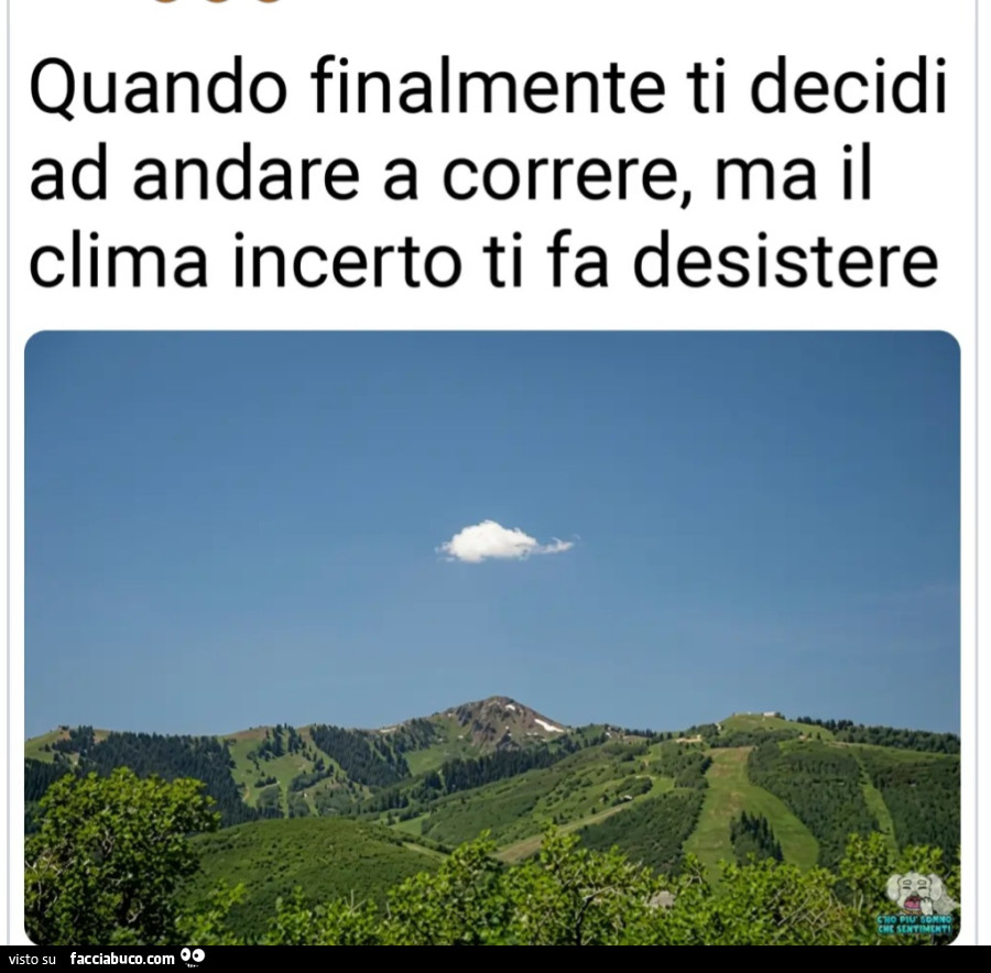 Clima incerto