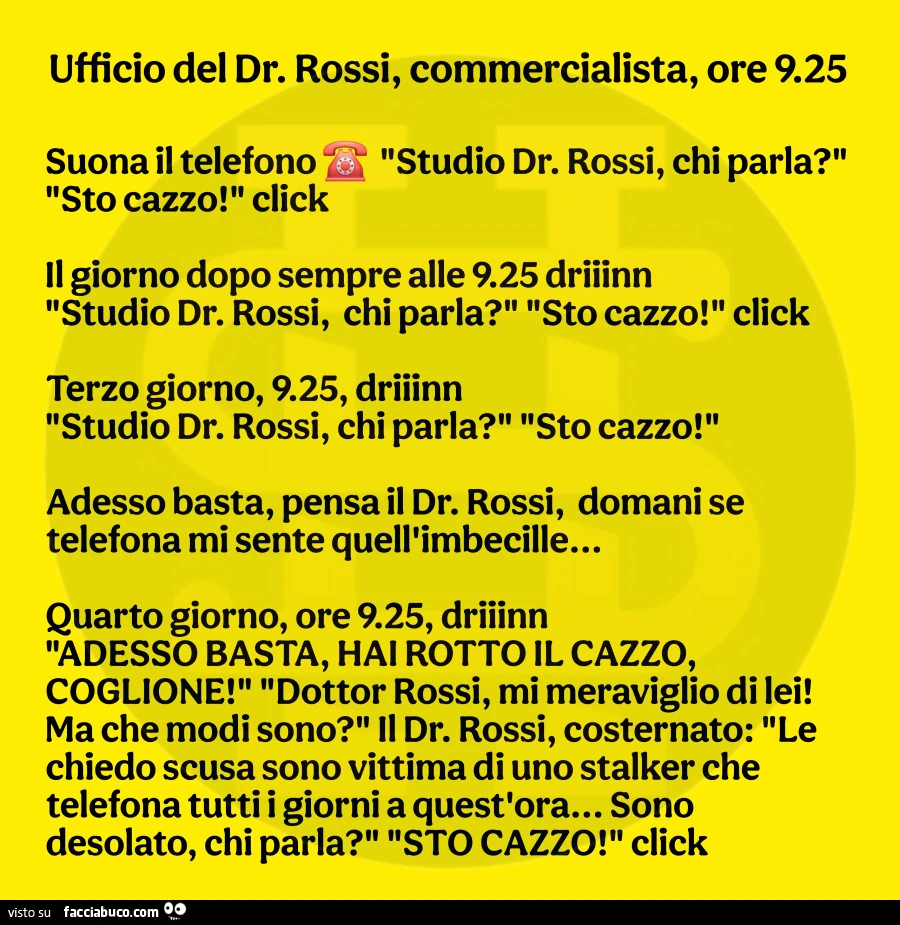 Ufficio del Dr. Rossi, commercialista