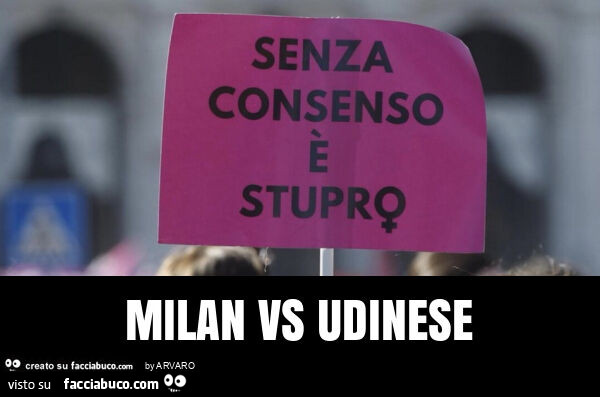 Milan vs udinese