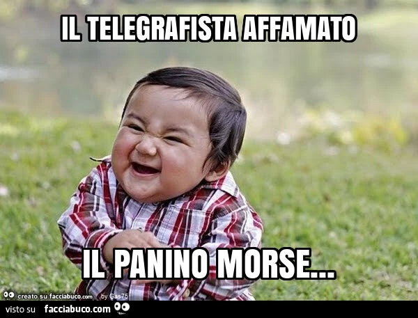 Il telegrafista affamato il panino morse