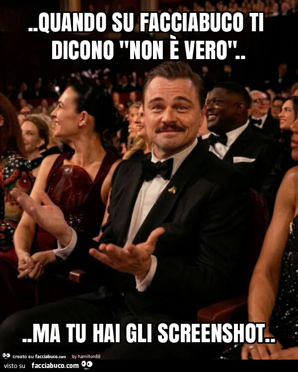 Quando su facciabuco ti dicono "non è vero"&hellip; ma tu hai gli screenshot