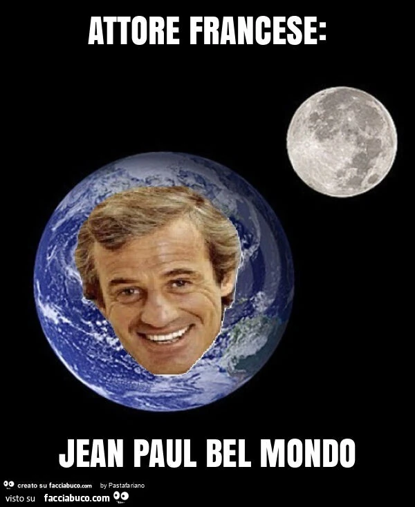 Attore francese: jean paul bel mondo