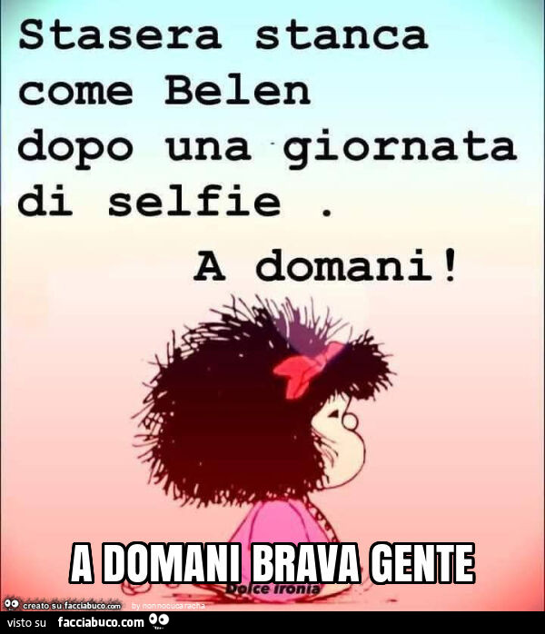 A domani brava gente