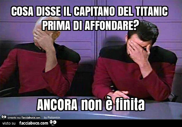 Cosa disse il capitano del titanic prima di affondare? Ancora non è finita