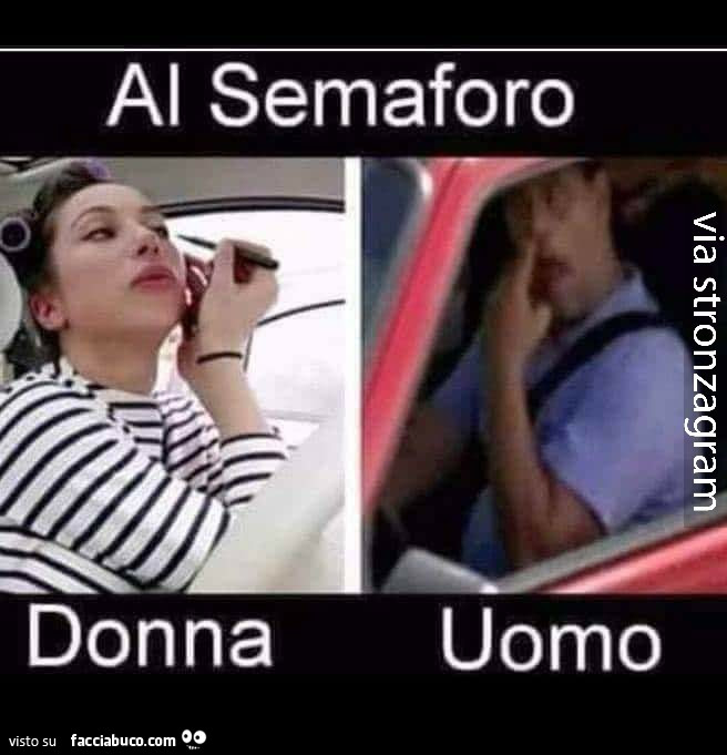 La differenza tra uomo e donna, uomo è un maiale, la Donna è più delicata