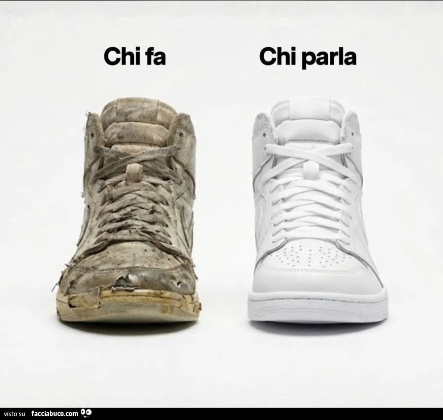 Chi fa. Chi parla