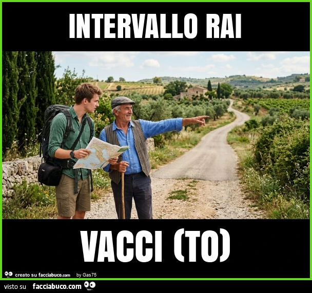 Intervallo rai vacci (to)