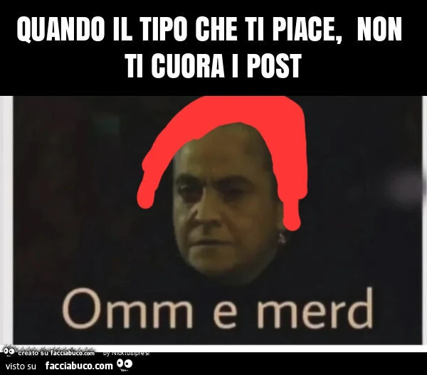 Quando il tipo che ti piace, non ti cuora i post