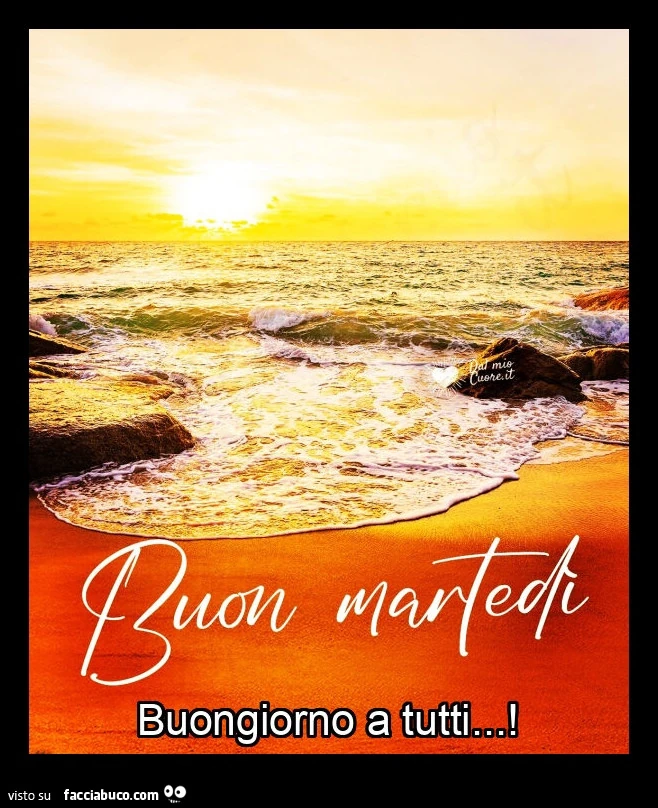 Buongiorno a tutti