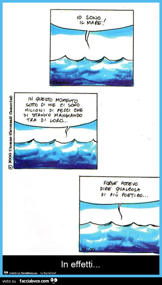 Cavez&hellip; Io sono il mare
