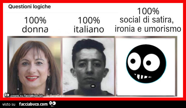 Questioni logiche a confronto: Facciabuco 100% social di satira, ironia e umorismo