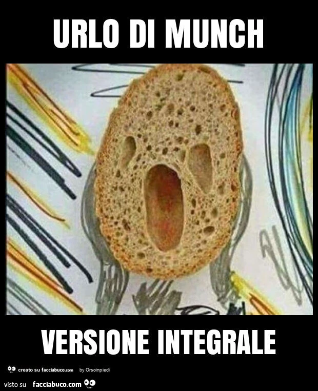 Urlo di munch versione integrale