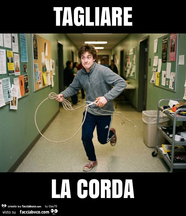 Tagliare la corda