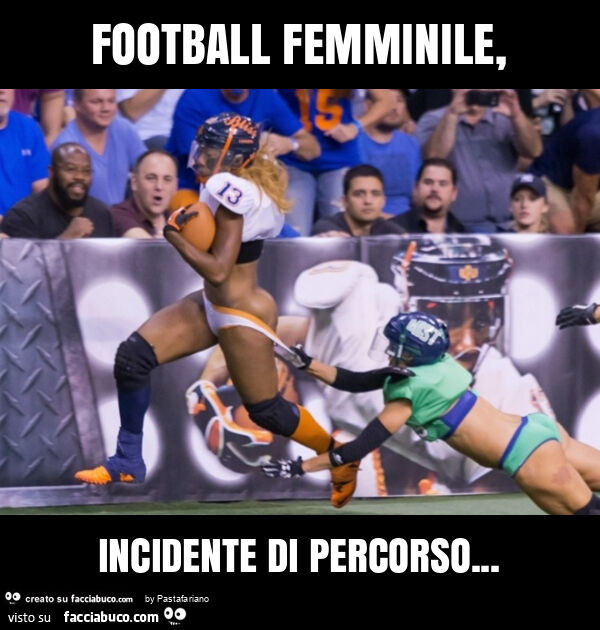 Football femminile, incidente di percorso