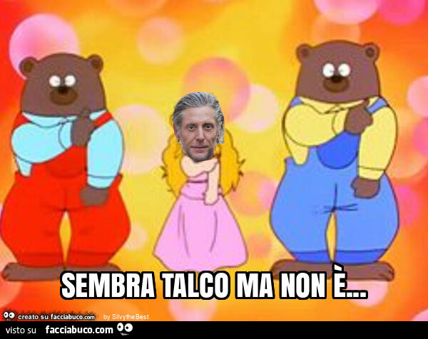 Sembra talco ma non È
