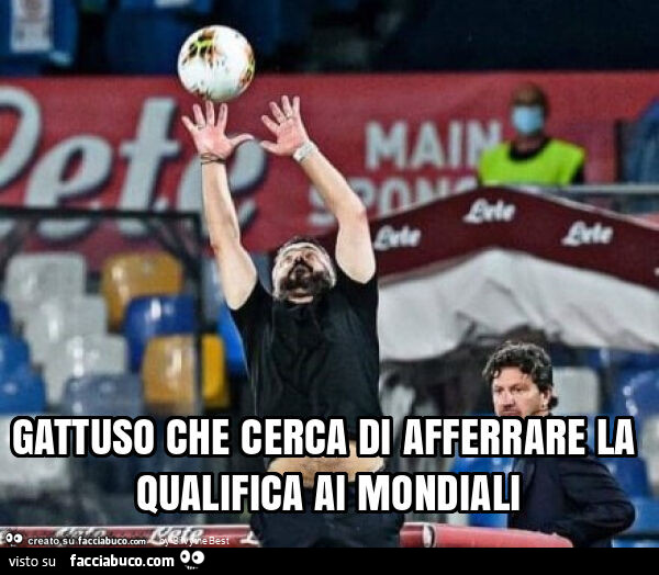 Gattuso che cerca di afferrare la qualifica ai mondiali