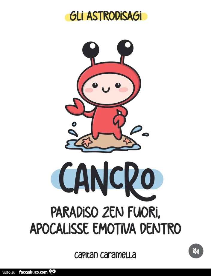 Cancro paradiso zen fuori, apocalisse emotiva dentro