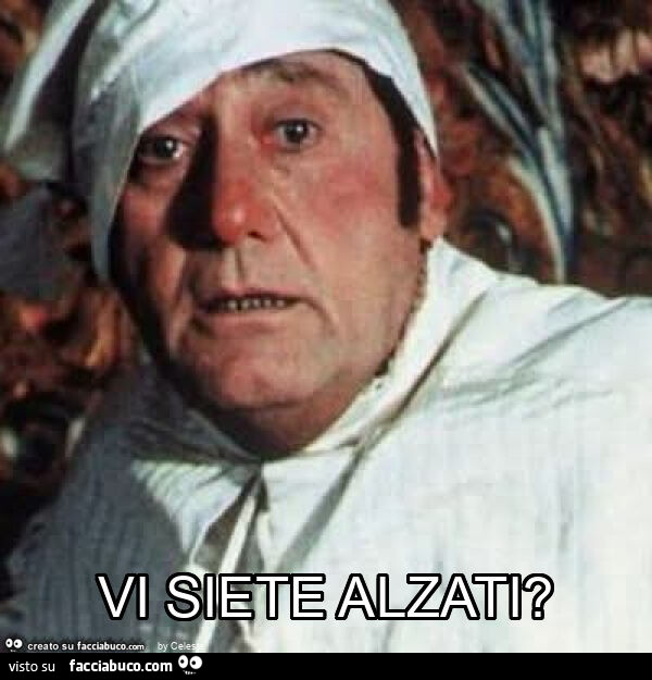 Vi siete alzati?