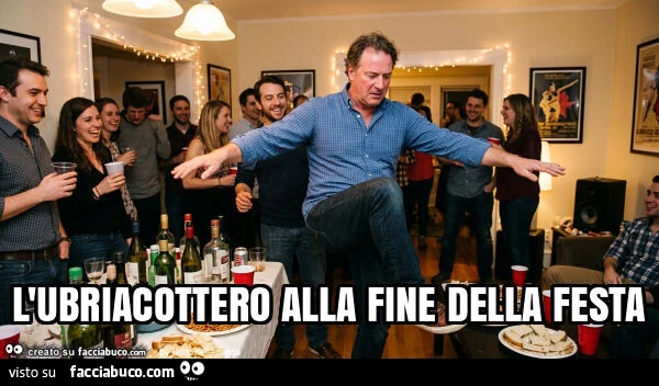 L'ubriacottero alla fine della festa