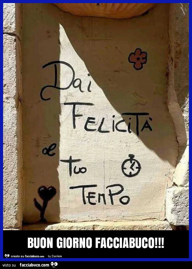 Buon giorno facciabuco