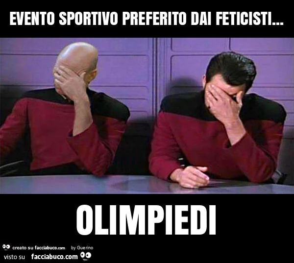 Evento sportivo preferito dai feticisti&hellip; olimpiedi