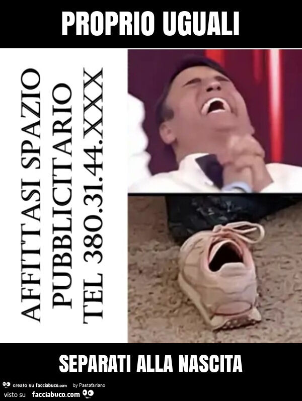 Proprio uguali separati alla nascita