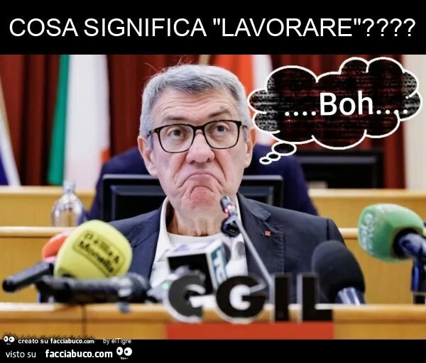 Cosa significa "lavorare"?