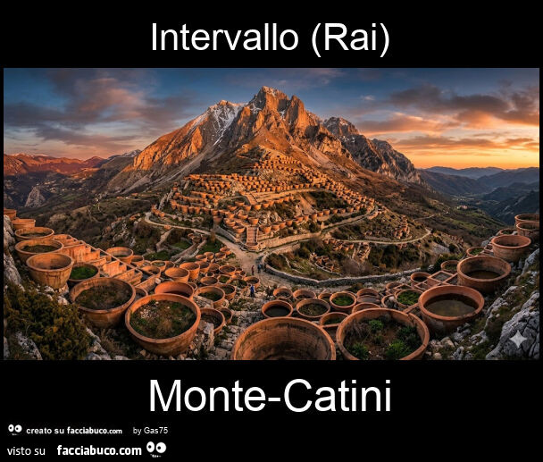 Intervallo (rai) monte-catini