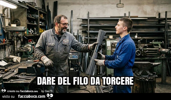 Dare del filo da torcere