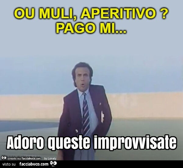 Adoro queste improvvisate
