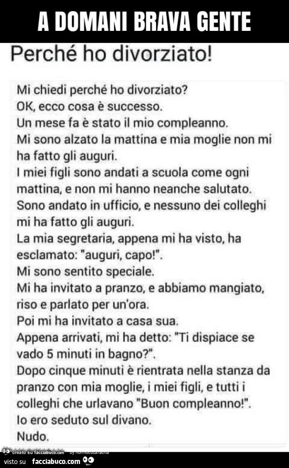 A domani brava gente