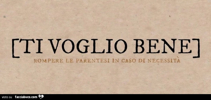 Ti voglio