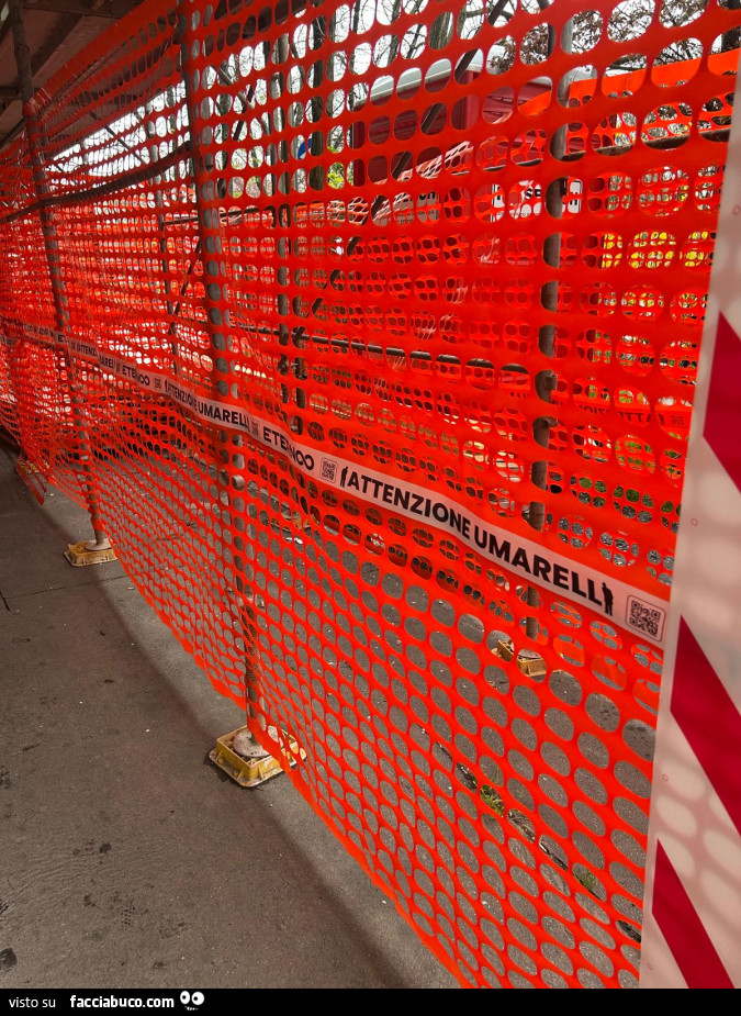 Rete rossa cantiere