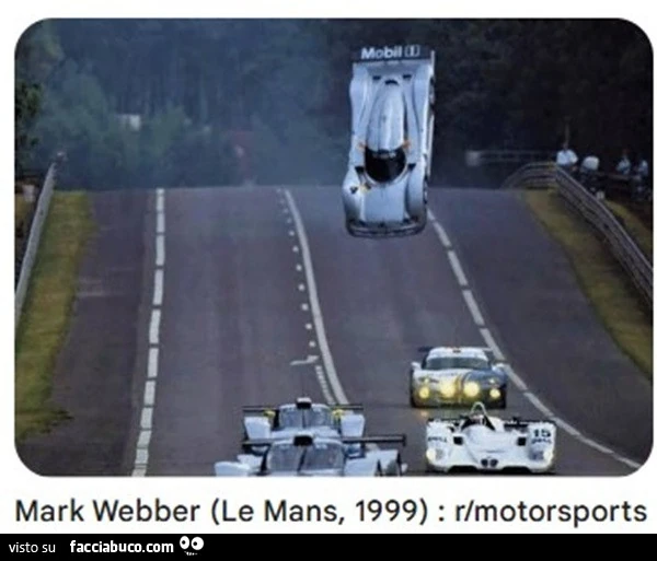Mercedes GT1, volo di Mark Webber, 24 ore di Le Mans