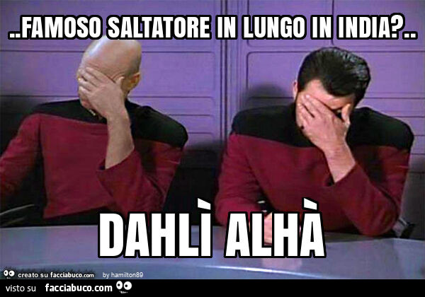 Famoso saltatore in lungo in india? . Dahlì alhà