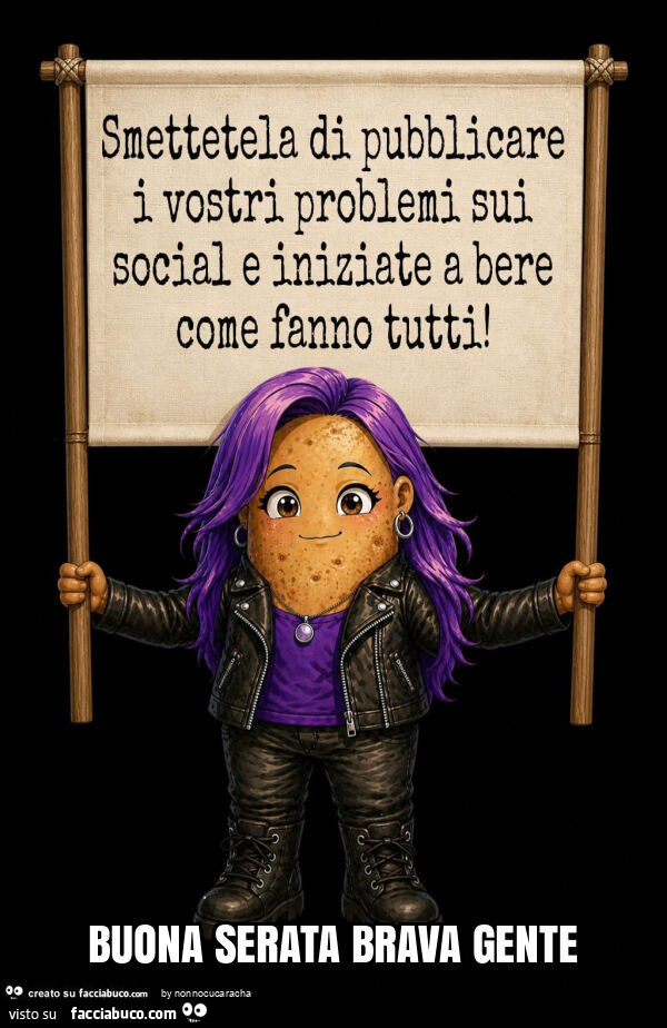 Buona serata brava gente
