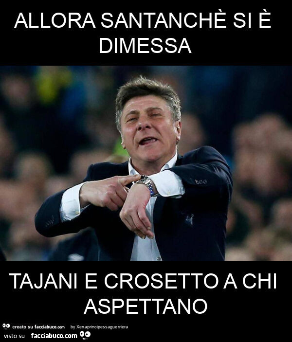Allora santanchè si è dimessa tajani e crosetto a chi aspettano