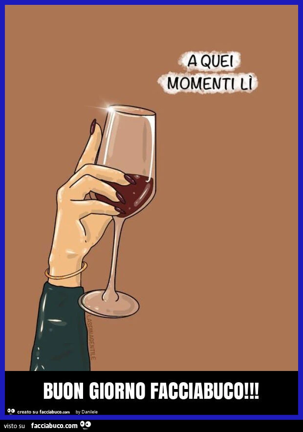 Buon giorno facciabuco
