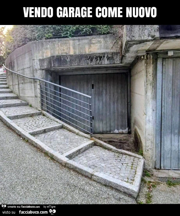 Vendo garage come nuovo