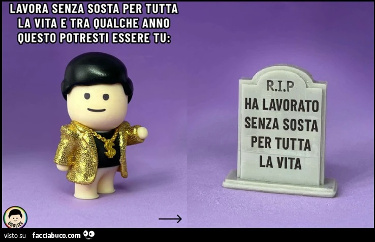 Tomba con epitaffio ha lavorato tutta la vita