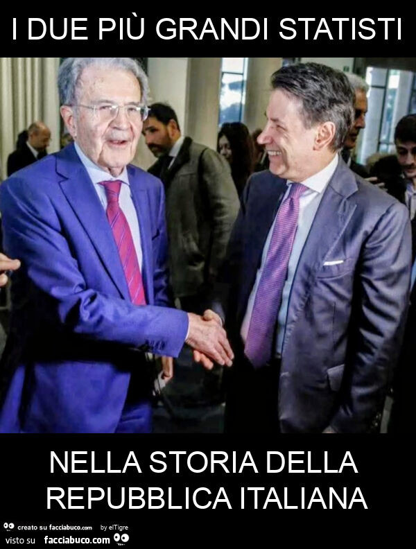 I due più grandi statisti nella storia della repubblica italiana