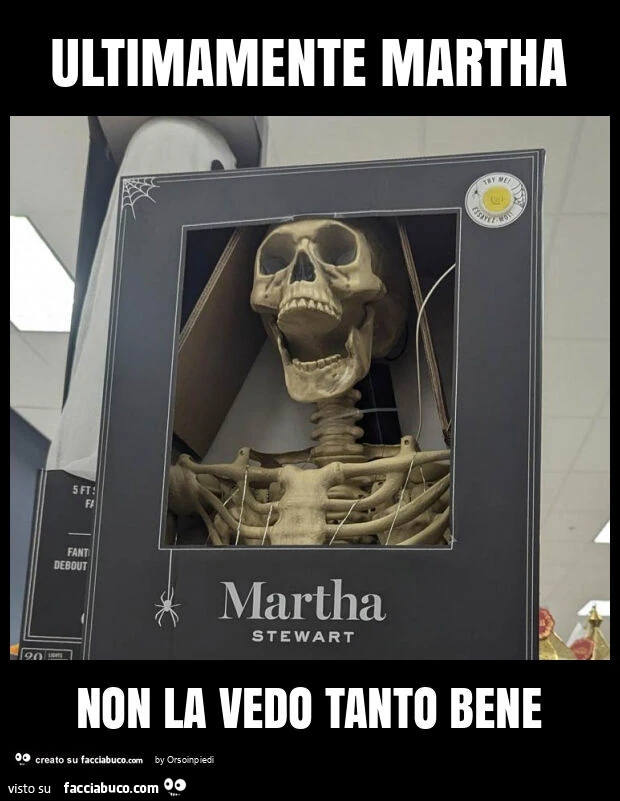 Ultimamente martha non la vedo tanto bene