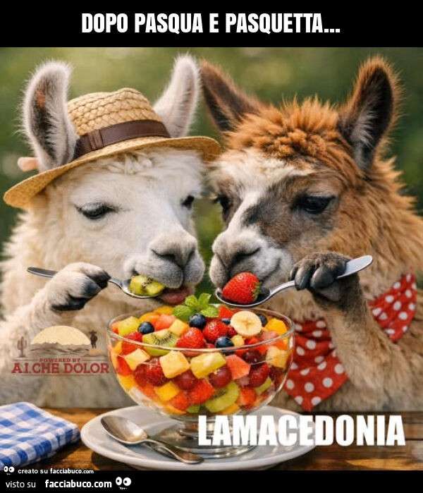 Dopo pasqua e pasquetta